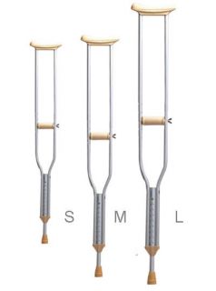 crutches lightweight aluminium adjustable height handle adult crutches 