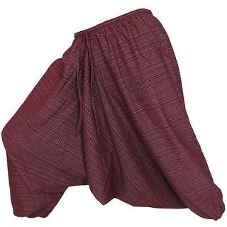 Hippy Hippie Boho Genie Ali Baba Aladdin Harem Pants Trousers   Dark 