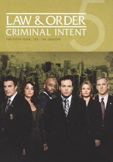 Law Order Criminal Intent   The Fifth Year DVD, 2010, 5 Disc Set 