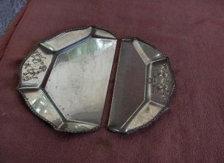 Vintage Homan Plate Silver Plate Crumb Tray & Scraper Set #0719