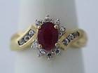   40ct Natural Ruby 35ctw Pink Sapphire 10k Yellow Gold Ring 2 8g