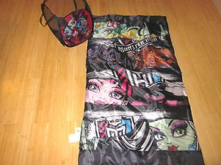   Monster High Slumber Party Sleeping Bag & Hamper Toy Bin Carry Tote