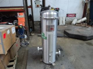 CUNO FLUID PURIFICATION 12SD3 STAINLESS STEEL FILTER , USED