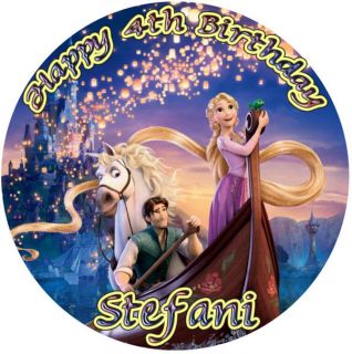 TANGLED Round Edible CAKE Image Icing Topper Rapunzel