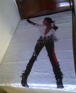 Michael Jackson MJ BAD Tour rare Double Bedding Sheet 150x200cm