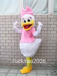 Lovely Daisy Duck Mascot Costume Cartoon Fancy Dress