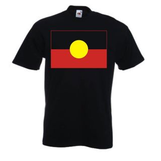 Australian Aboriginal T Shirt   International T Shirt Flag Sport 
