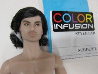 Color Infusion Style Lab Subject L Black Hair Homme Male FR Convention 