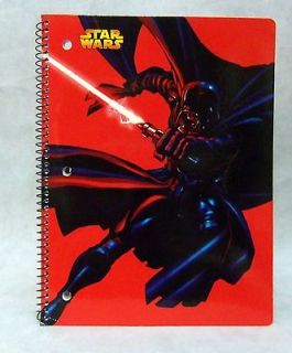 Darth Vader With Lightsaber Spiral Notebook Vintage 2005