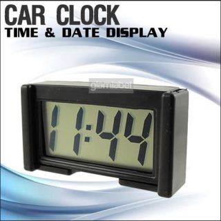 LCD DIGITAL CAR DASHBOARD/ DESK CLOCK DATE TIME HM007 3