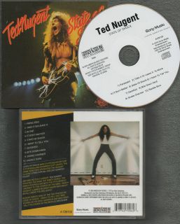 TED NUGENT State of Shock cd MINT OOP Cliff Davies Paralyzed