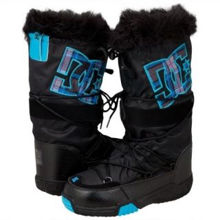 DC Shoes CHALET WINTER BOOTS   US 7, 8, 9   BLACK/BLUE