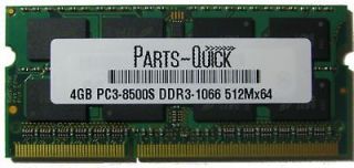 PA3677U 1M4G 4GB DDR3 1066MHz Toshiba SO DIMM Memory