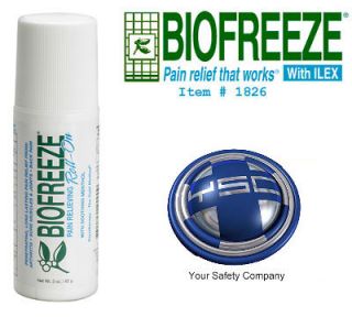 Biofreeze Pain Relieving Gel 3oz Roll On Sore Muscles Joints Back Pain