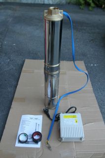 Brand New Submersible Deep Well water Pump 3 HP Bore with control box 