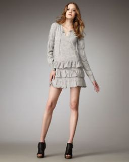 295 NWT Oonagh by Nanette Lepore Derrick Ruffled Sweaterdress Small