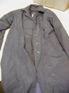 DRY DOCK BY SERBIN EXCLUSIVE RAINWEAR NAVY TRENCH COAT REMOVABLE 