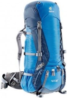 Deuter Aircontact 60 + 10 SL Backpacking/ Trekking Backpack Ocean/Mdnt