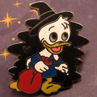   to 100 DISNEY PIN ☠ Donald Duck Nephew Dewey Halloween Costume Bag