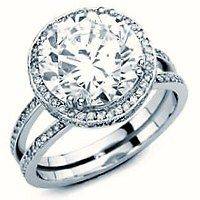 moissanite engagement ring in Engagement & Wedding