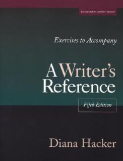   Writers Reference by Diana T. Hacker 2002, Paperback