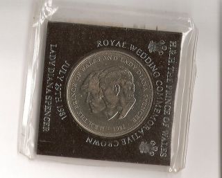   Royal Wedding Commemorative Crown July 29th 1981 Lady Diana Spencer