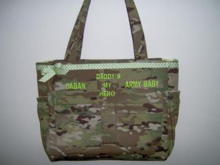 ACU Army Baby Diaper Bag for Army Baby Military tote bag purse Navy 