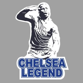 Didier Drogba Chelsea FC Sticker decal Vinyl Champions League winners 