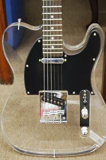 NEW CUSTOM HAND MADE HOT PLAYING ACRYLIC TELE STYLE ELECTRIC GUITAR