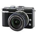 New Olympus PEN E PL1 12.3 MP Digital Camera Black SLR Kit w/ 14 42mm 