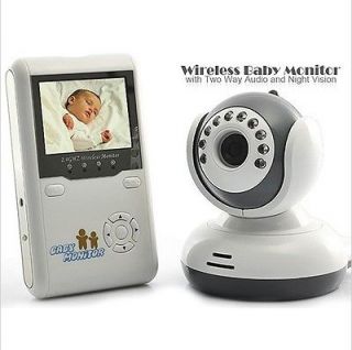 TFT Night Vision Wireless Digital IR Baby Monitor Video Talk Camera 