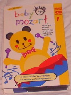 Disney Baby Einstein Baby Mozart VHS Video 1 36 Months