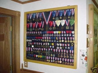 Sports Medals/ Ribbons Display Case