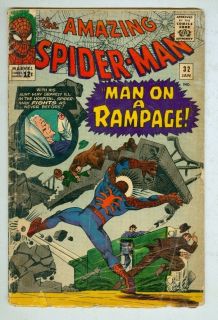 Amazing Spider Man #32 January 1966 G+ Part 2 classic story arc