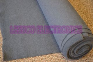   Grey Thick Acoustic Speaker Box Carpet Trunk Liner DJ Carpet Rug