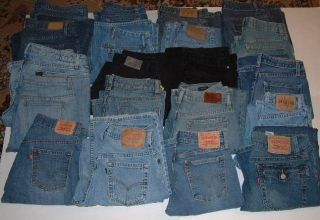 Lot of 40 pairs Womens jeans Levis Gap DKNY Calvin Klein Aeropostale 