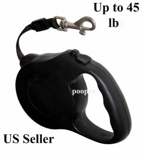 Retractable Dog Leash, 2 Release Stop Buttons, 16ft belt, ABS, Up to 