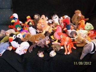 Beanie Babies with tags (lot of 32) 1993 to 2001