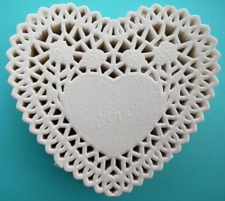 Paper Doilies Heart 10cm Pk 24 Great for Cardmaking