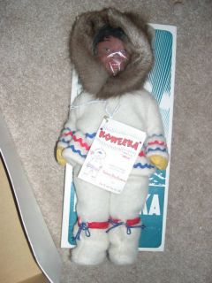 Regal Kimmie Inuit Eskimo Doll Real Fur Canada