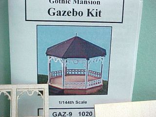 Gothic Mansion Gazebo Kit #GAZ9 Dollhouse Miniature