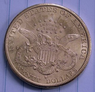 USA 20 DOLLARS GOLD EAGLE, COIN, DOLLAR 1893S AU