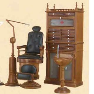 Bespaq Dollhouse Miniature furniture Doctor Dentist Dental medical 
