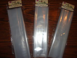 LOT 3 pks of 6 CANDLE SENSATIONS wax MELTING BAGS 8X10 CANDLE making 