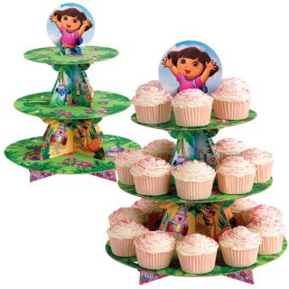 Wilton Dora the Explorer Cupcake & Treat Stand Holds 24 Cupcakes
