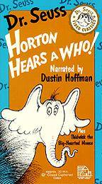 Dr. Seuss   Horton Hears a Who VHS, 1991