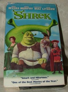 SHREK 2001 Special Edition VHS Tape