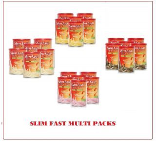MULTI PACK SLIM FAST POWDER DRINK YOUR 3 2 1 PLAN CHOOSE 2 MEALS A DAY 