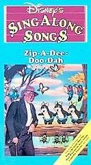 Disneys Sing Along Songs   Song of the South Zip A Dee Doo Dah (VHS 