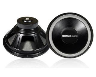 Acoustic Audio AA12A 1000 Watt Pair of 12 Car Subwoofers 4 Ohm Subs
